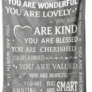 Home letter printed blanket